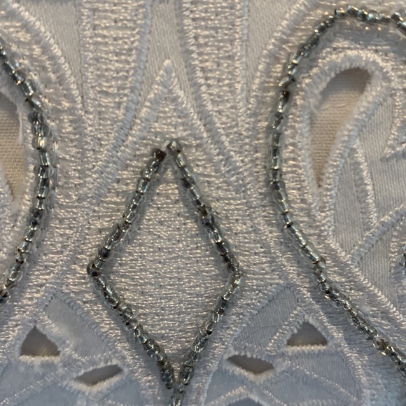 WHBM White Strapless Fancy Dress NWT - Picture 6 of 14